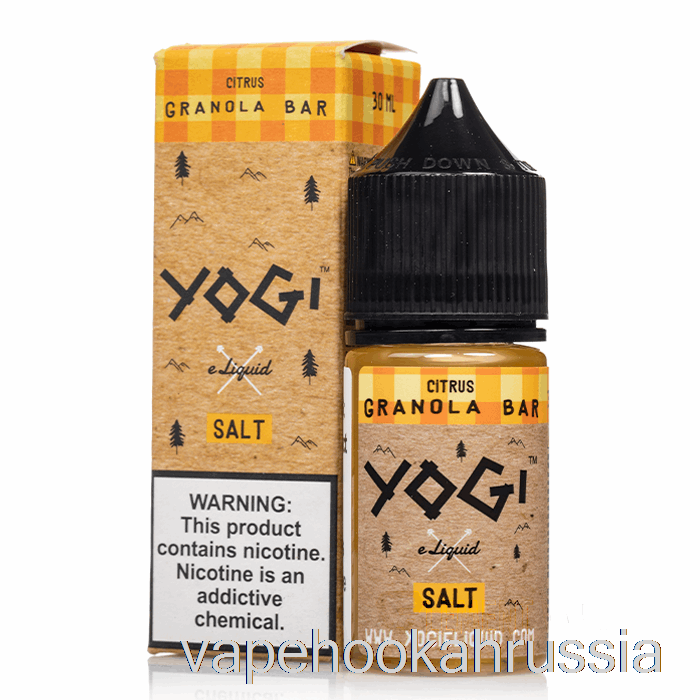 Vape Russia цитрусовый батончик мюсли - соль для йоги - жидкость для электронных сигарет - 30 мл 35 мг